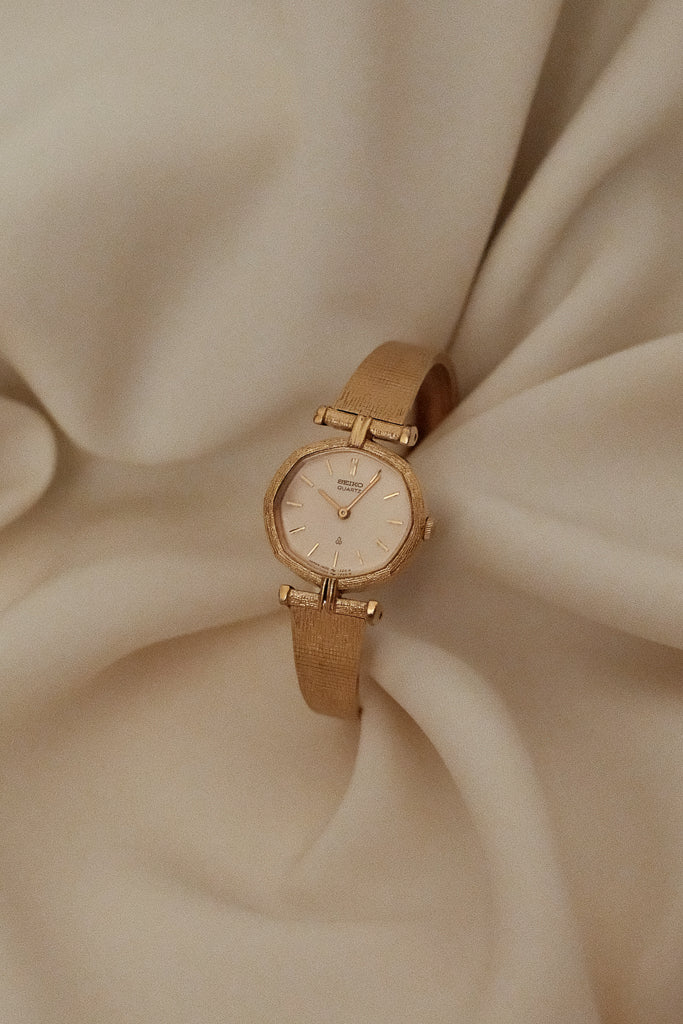 Vintage Seiko Ladies Gold Octagonal Watch