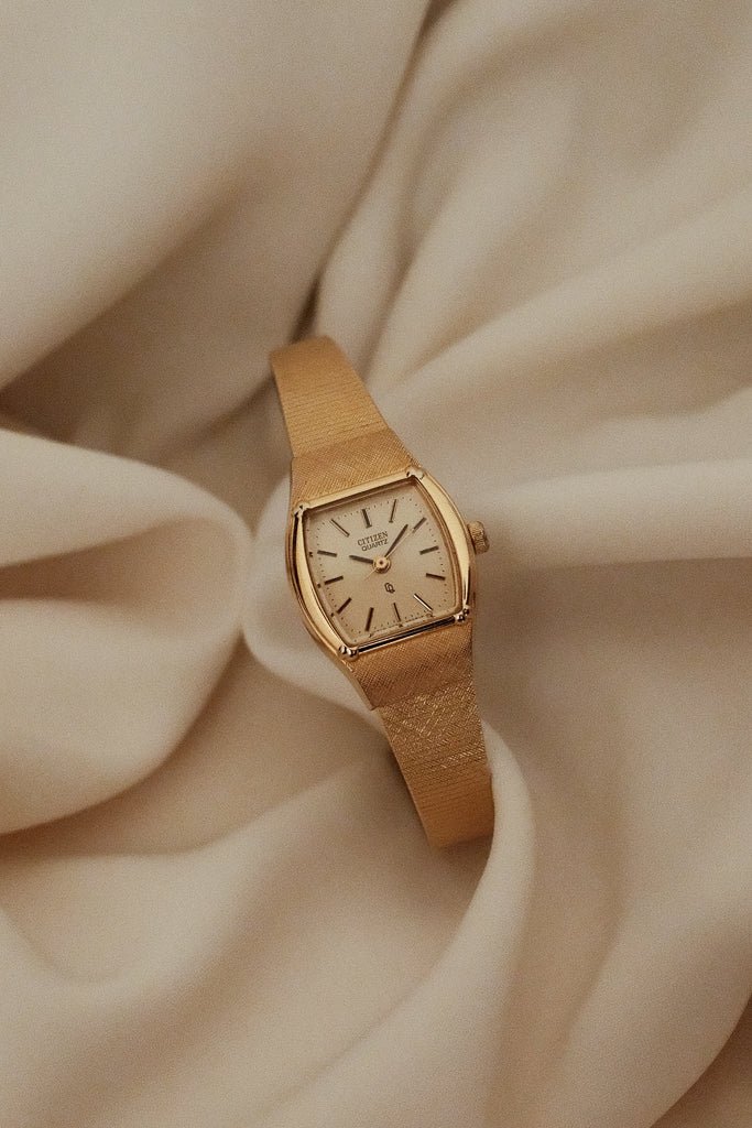 Vintage Citizen Ladies Gold Bracelet Watch