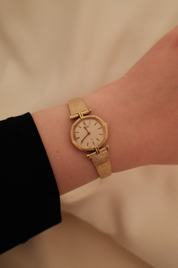 Vintage Seiko Ladies Gold Octagonal Watch