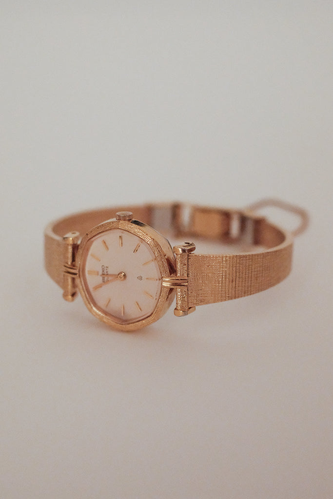 Vintage Seiko Ladies Gold Octagonal Watch