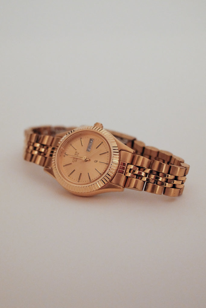 Vintage Citizen Ladies Gold Day-Date Sport Watch