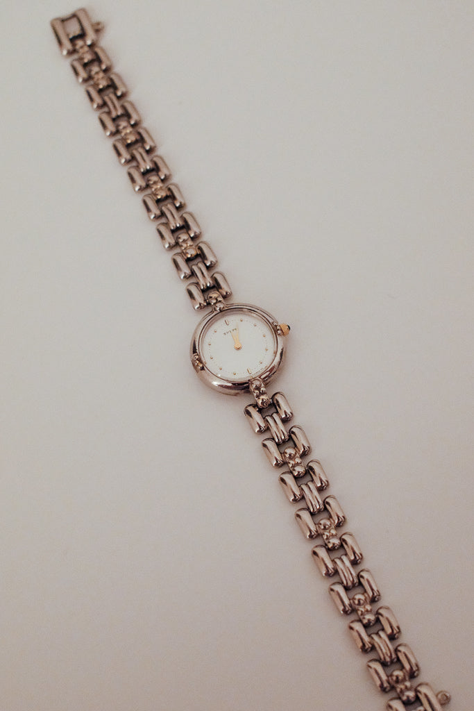 Vintage Citizen Ladies Sylph Silver Watch with Silver Dial