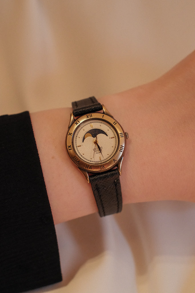 Vintage Alba Success Moonphase Ladies Dress Watch