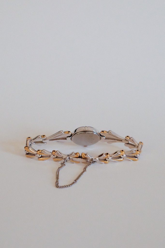 Vintage Seiko Ladies Oval Two-Tone Dial Watch