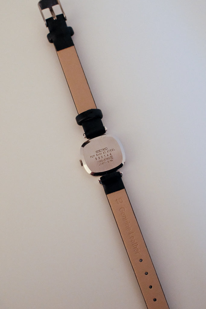 Vintage Seiko Ladies Square Silver Dial Dress Watch