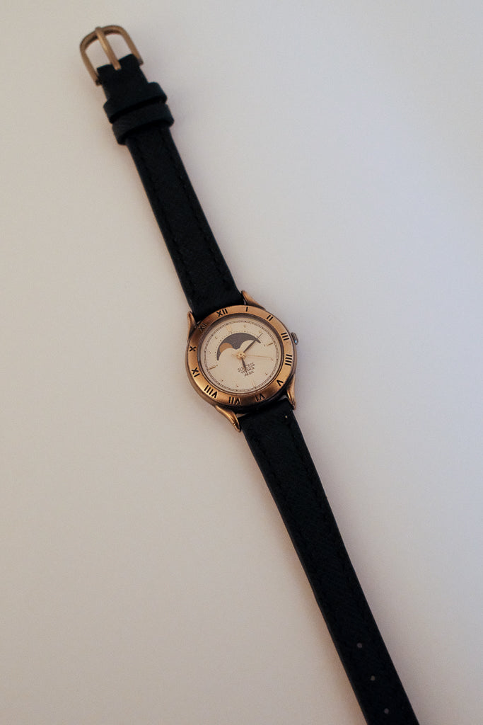 Vintage Alba Success Moonphase Ladies Dress Watch