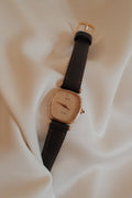 Vintage Seiko Exceline Ladies Gold Dress Watch with Brown Leather Strap