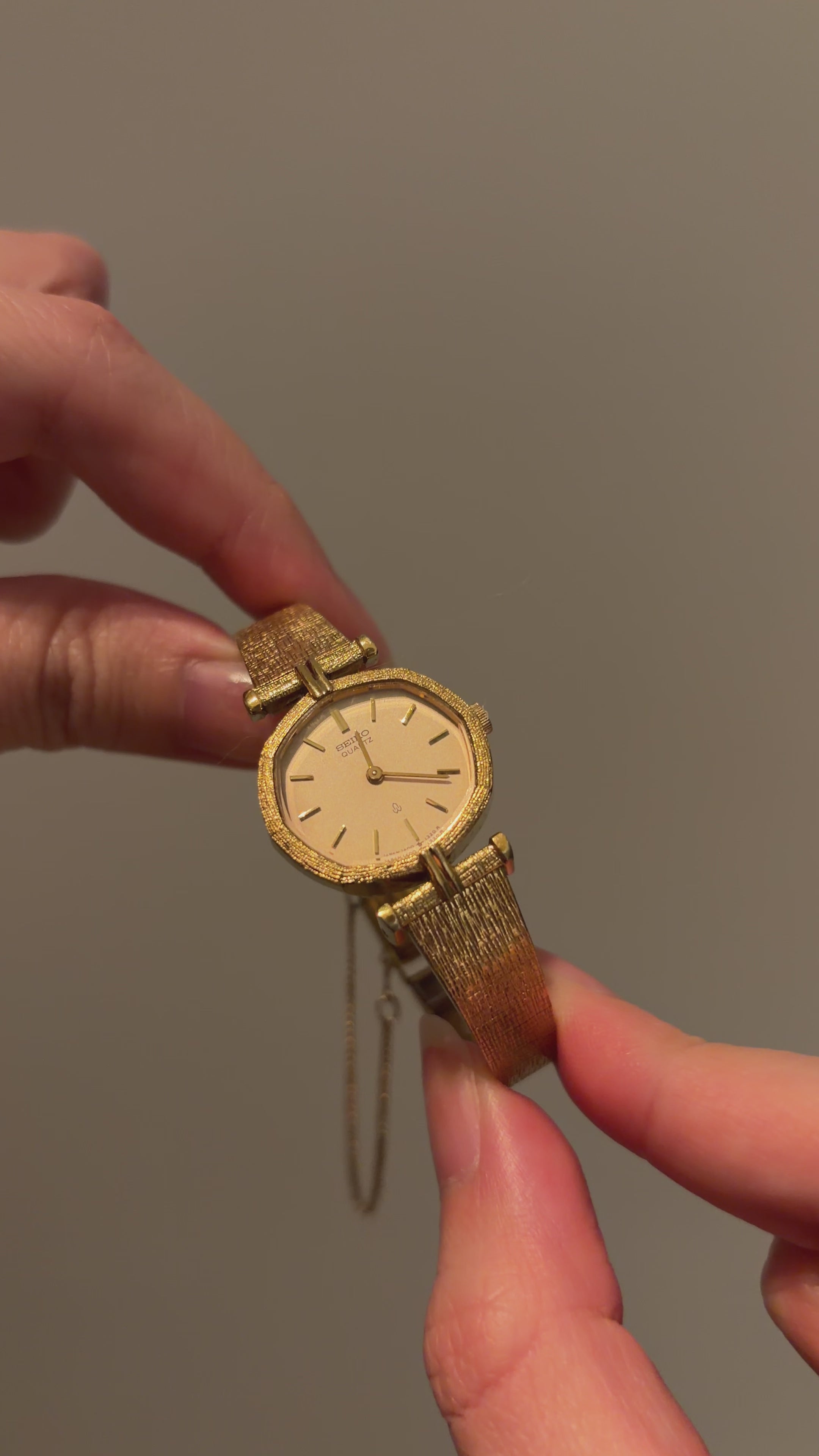 Vintage Seiko Ladies Gold Octagonal Watch